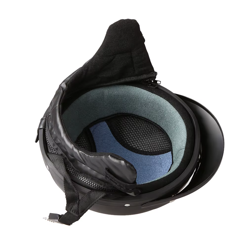 Casque demi-cuir à visage ouvert pour moto et Scooter