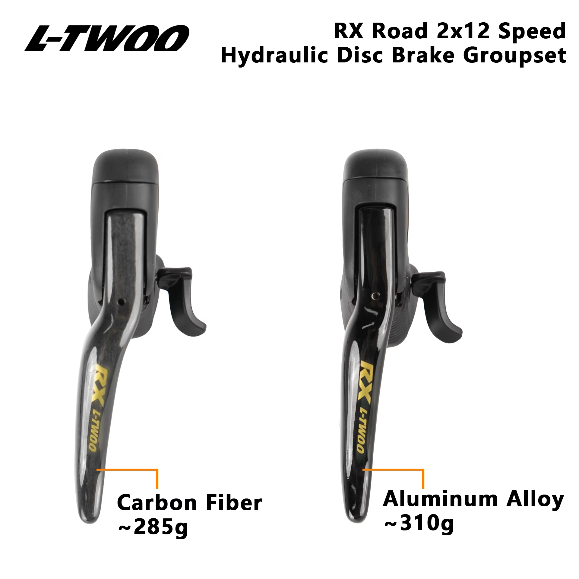 LTWOO RX12-Disc 2x12s Route Hydraulique Frein À Disque Groupe