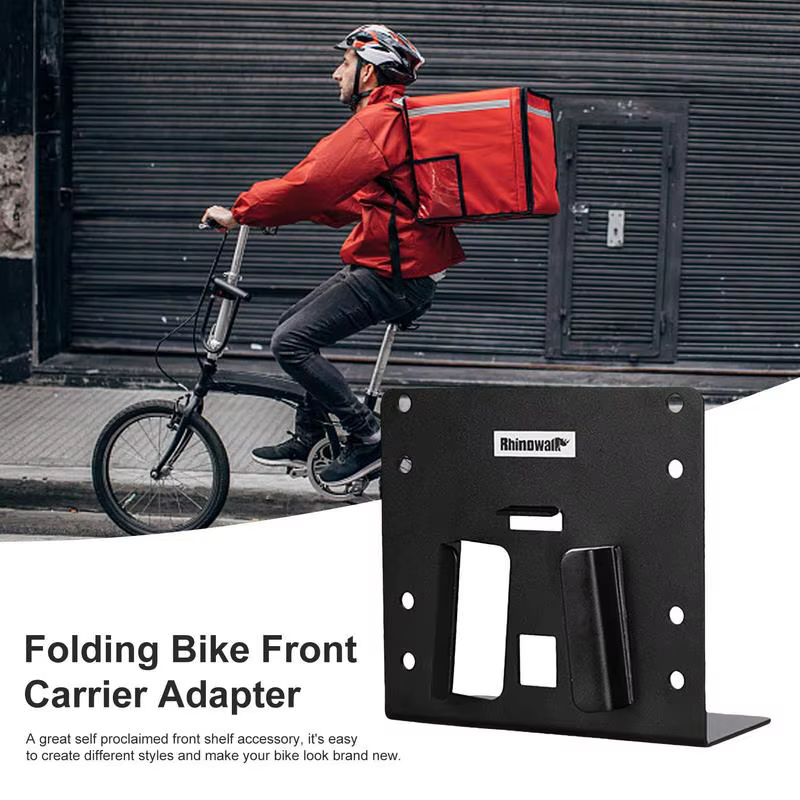 Sac adaptateur avant de vélo pliable en aluminium pour Bromptons