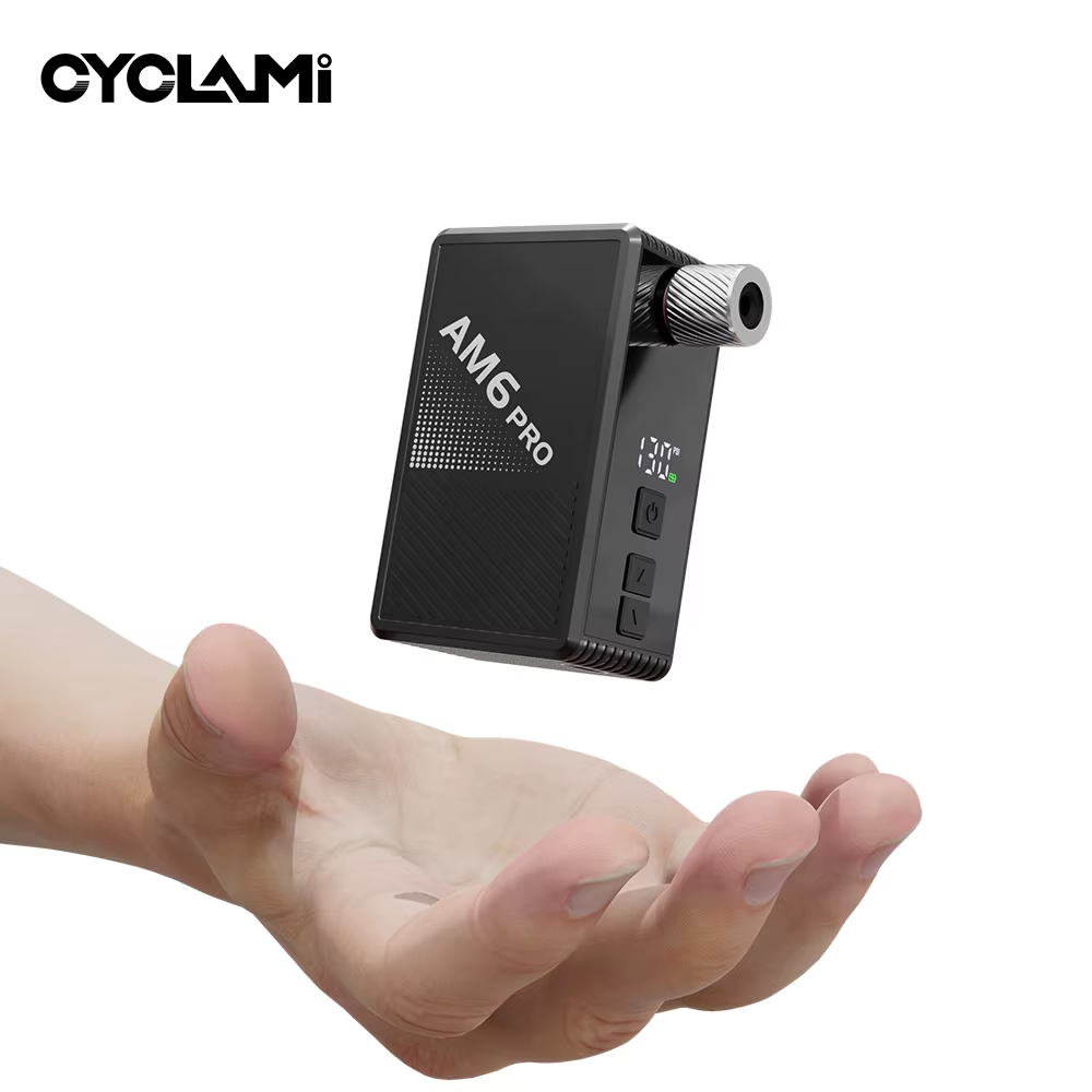 Pompe à Air électrique automatique pour vélo, 130 PSI, gonfleur de pneus Portable pour l'extérieur, affichage de la pression des pneus, FV AV CYCLAMI AM6 Pro