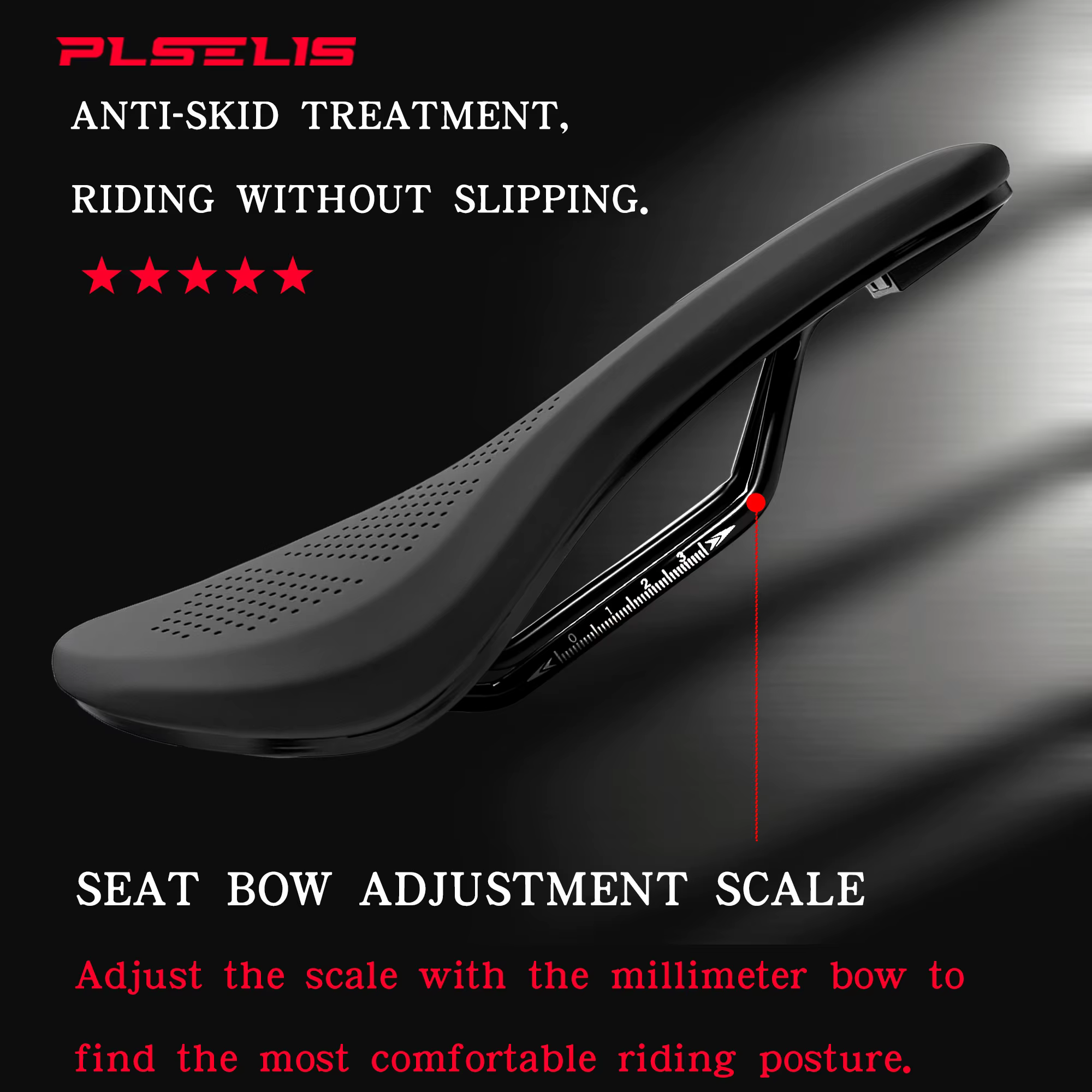 Selle de vélo PLSELIS, compétitive