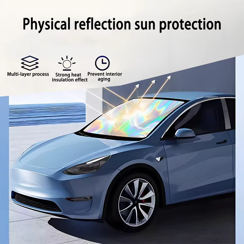 Pare-soleil de voiture pour Renault Scenic e-tech 2024 2025 2026, couverture de pare-brise avant, accessoires de Protection Anti UV
