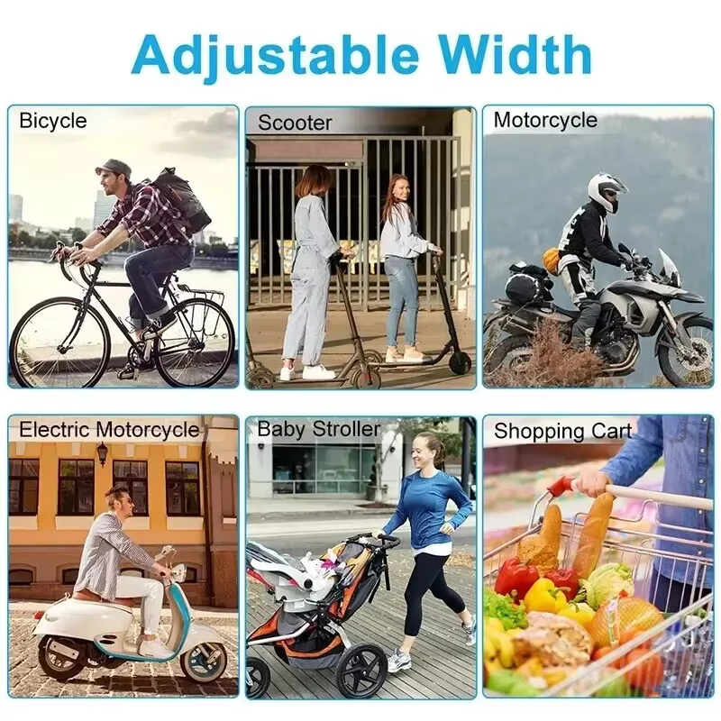 360 ° Support de téléphone de vélo électrique rotatif pour Smartphone équitation vtt