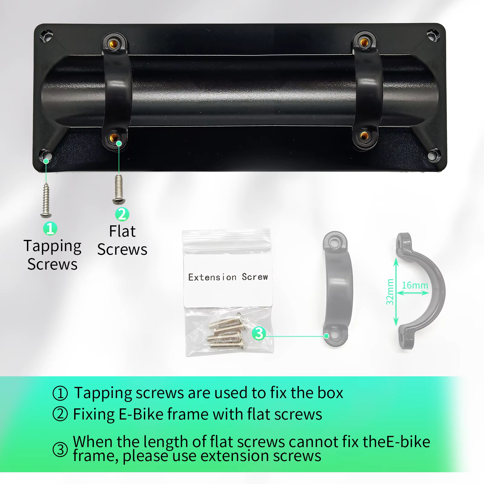 Boîte de contrôleur de vélo électrique de grande/petite taille Ebike