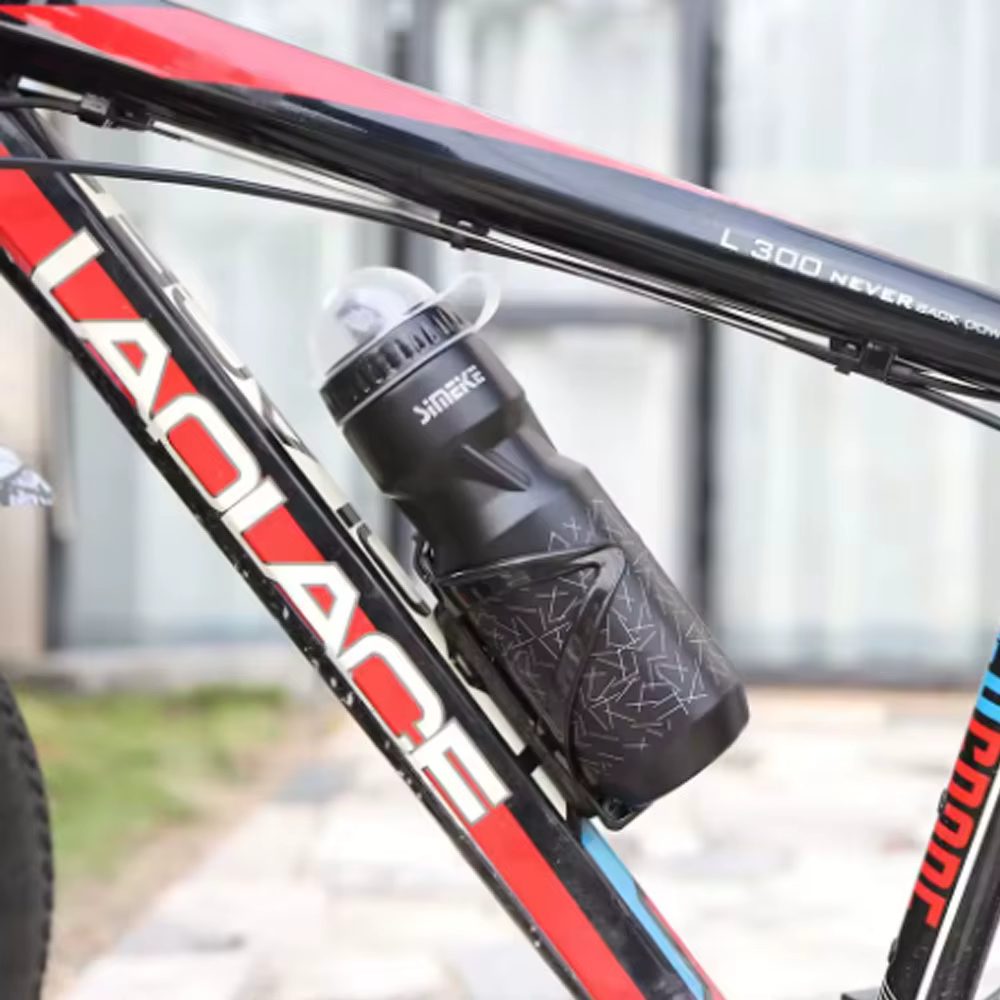 Porte-bidon de vélo universel avec bouteille d'eau de 750 ml
