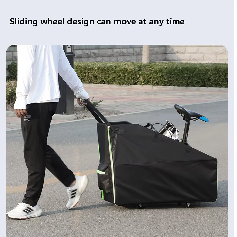 Boîte de rangement pliable et portable pour vélo Brompton