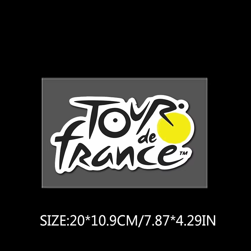 Autocollant en vinyle avec logo du Tour de France
