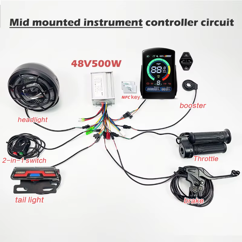 Super73 véhicule électrique 48V 400W500W550W1000W contrôleur ensemble complet de modification de circuit et mise à
