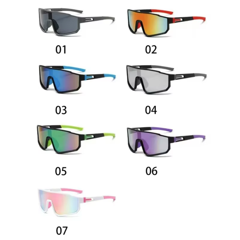Lunettes de cyclisme surdimensionnées pour hommes