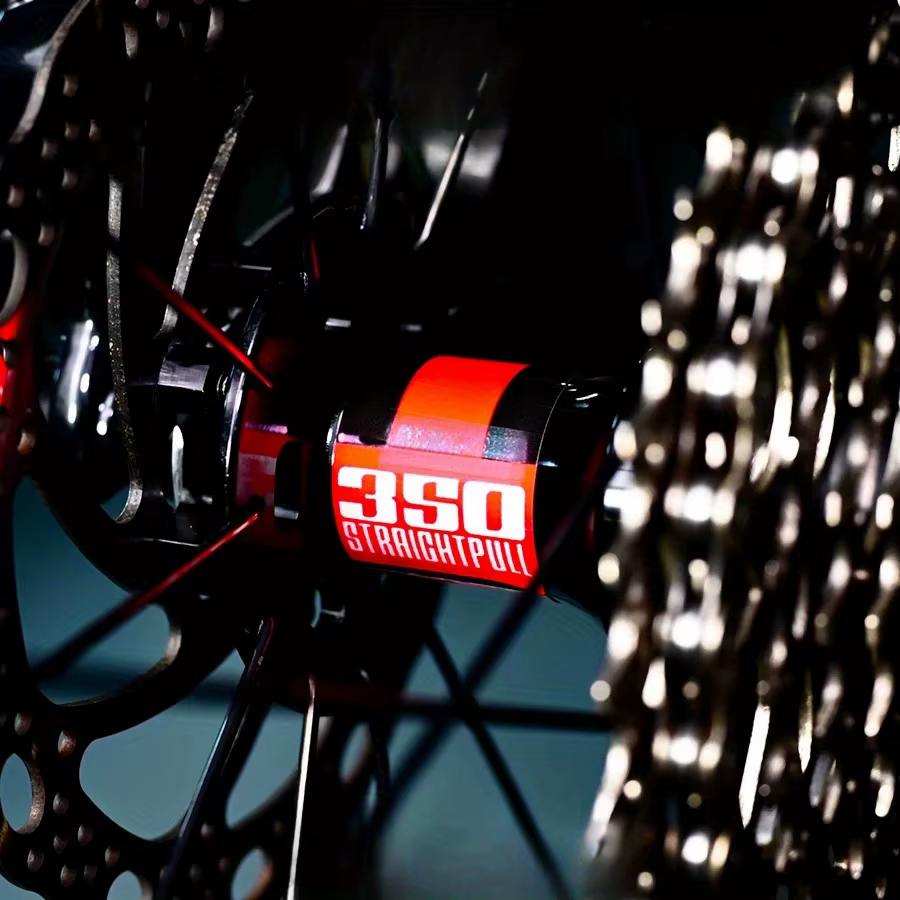 Autocollant de moyeu de roue de vélo en vinyle imperméable