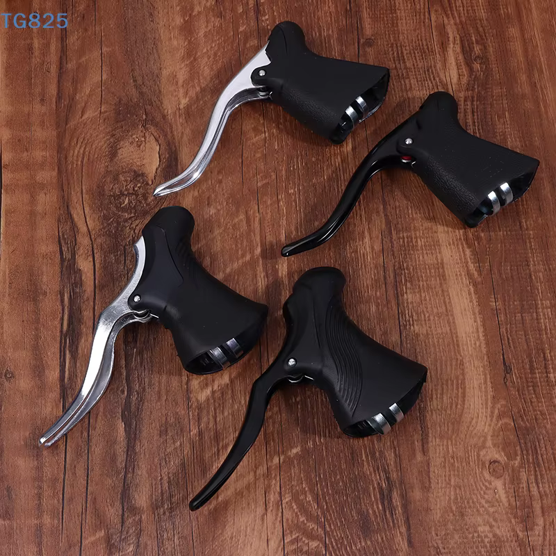 【AN】【AN】Leviers de frein de vélo antidérapants en aluminium