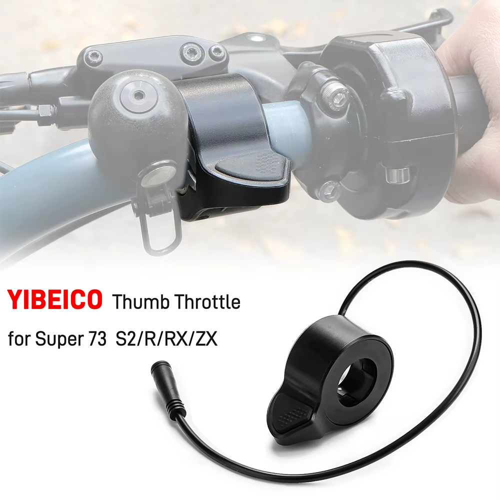 Accélérateur à pouce Yibeico pour moto Super 73 S2/R/RX/ZX