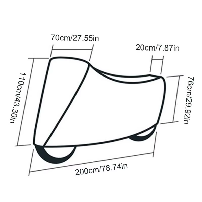Juste de vélo étanche, couverture anti-ultraviolet