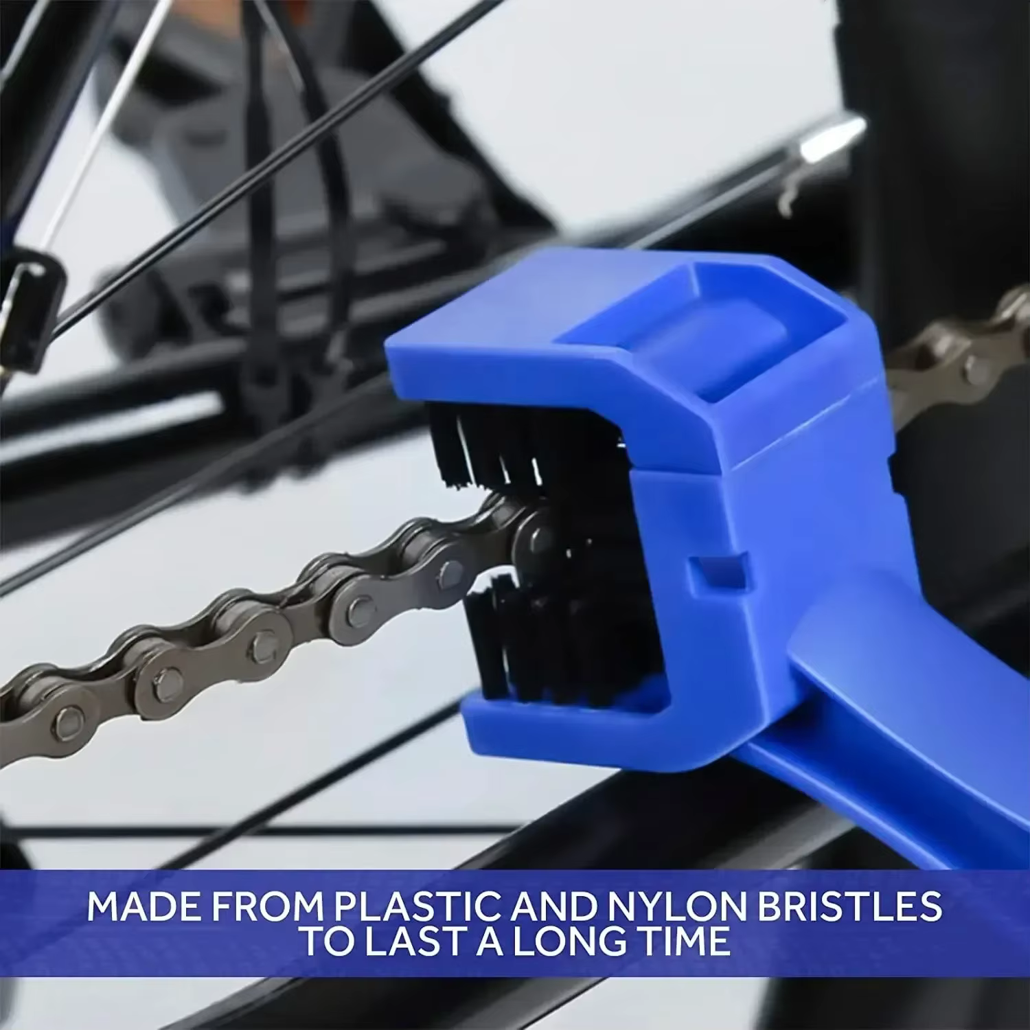 Brosse de nettoyage de chaîne de vélo
