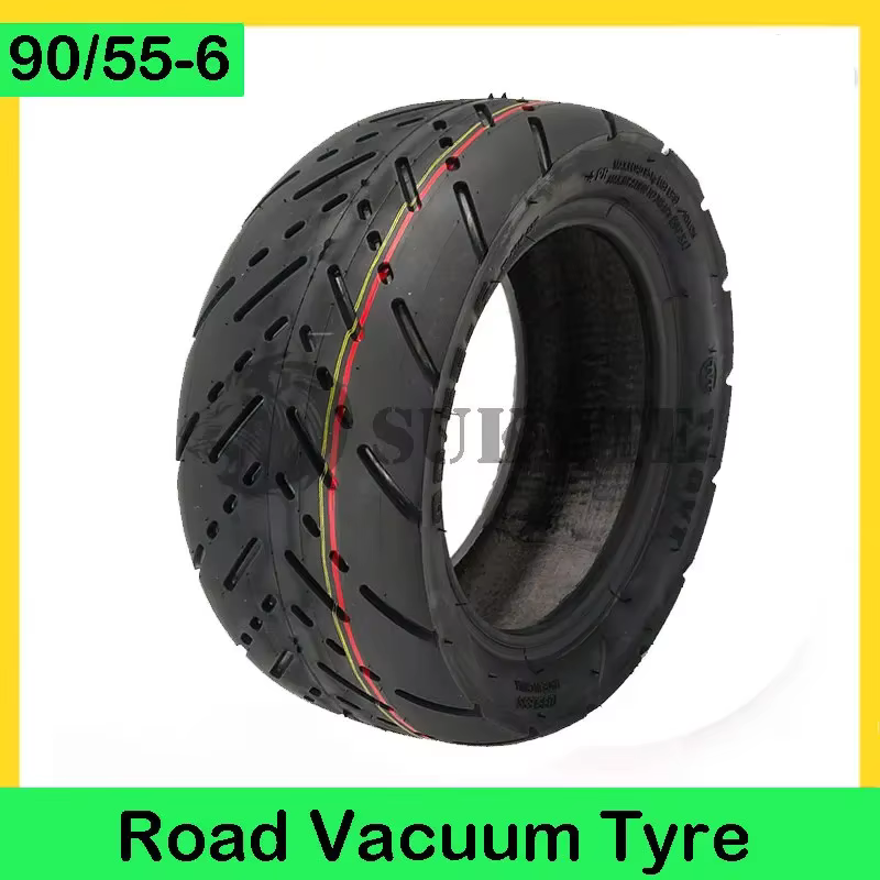 Pneu 90/55-6 sans chambre à air pour Scooter électrique 10 pouces 80/60-6 80/65-6