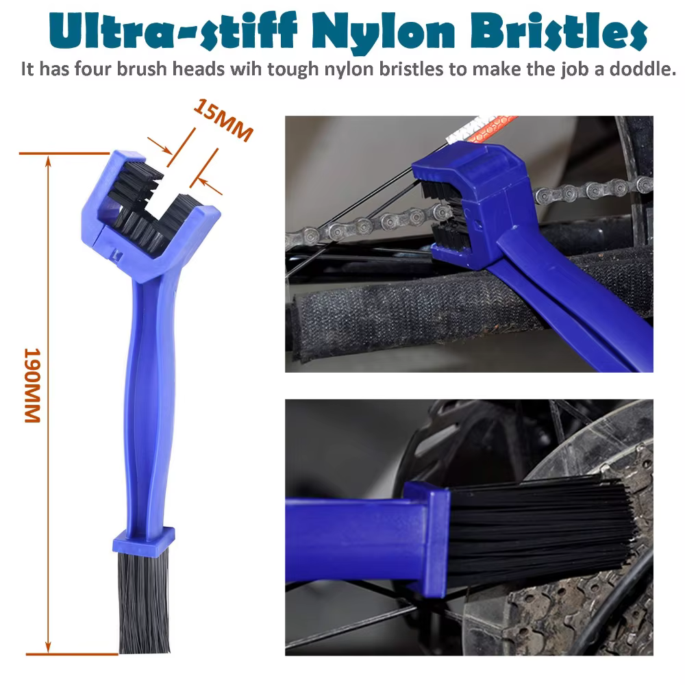 Kit de Nettoyage Vélo : Brosse à Chaîne