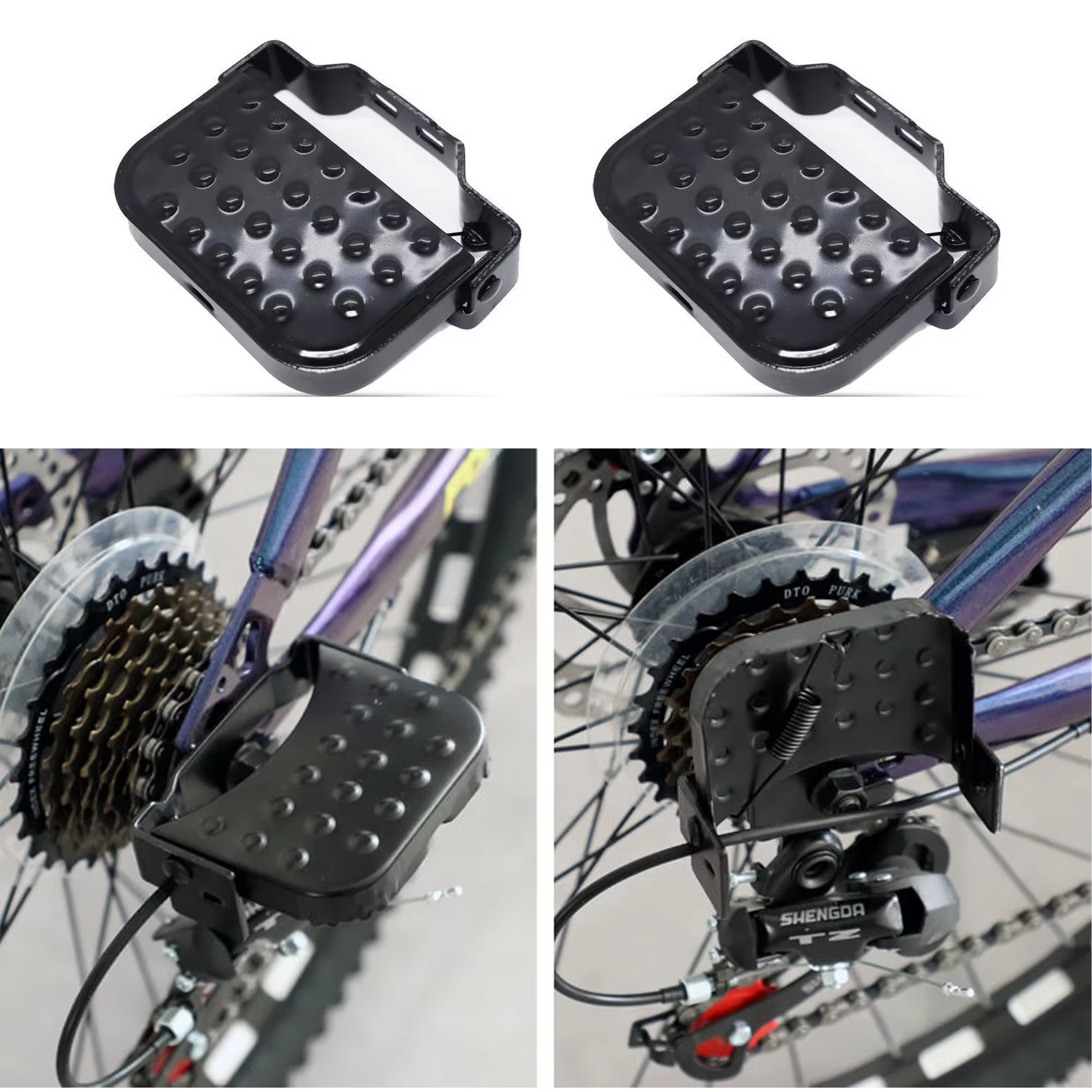 Repose-pieds pliant universel pour vélo électrique