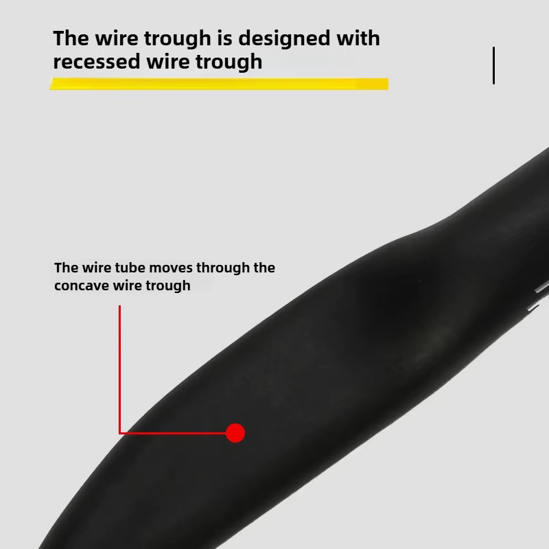 Guidon de vélo de route en alliage d'aluminium
