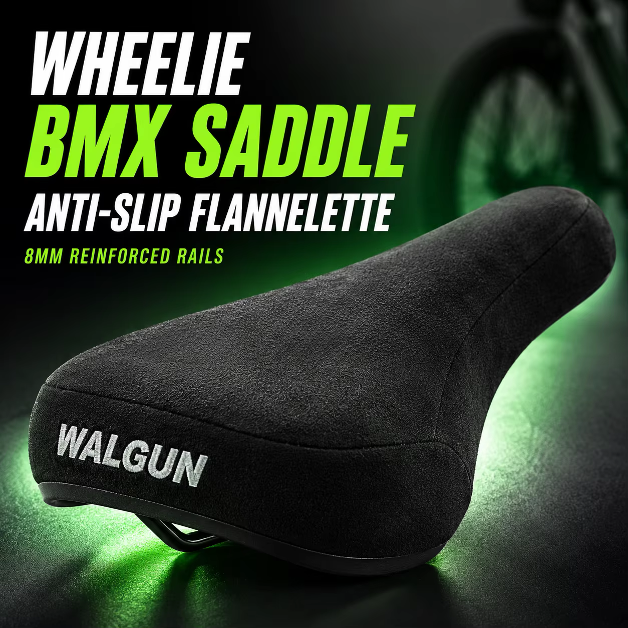 Selle de vélo WALGUN BMX Wheelie antidérapante