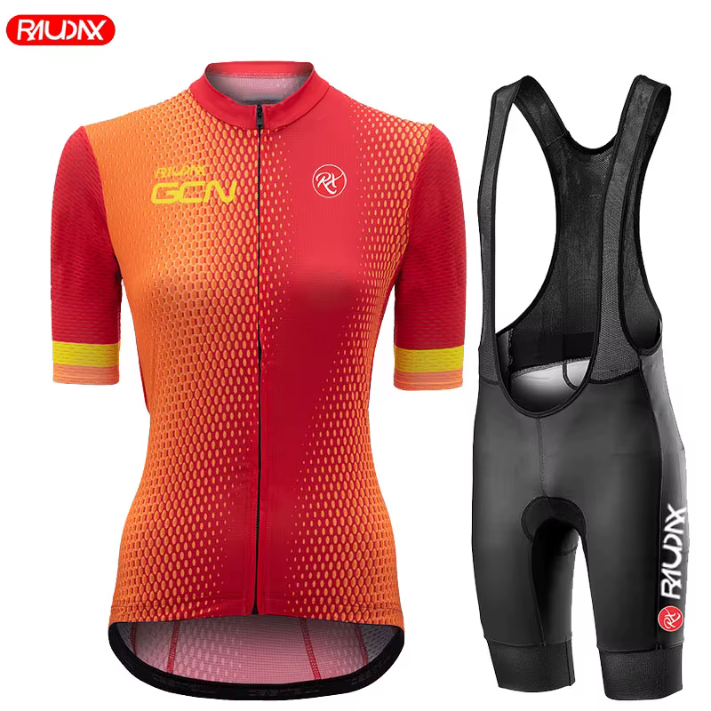 Vêtements de cyclisme pour femmes Raudax GCN équipe été ensembles
