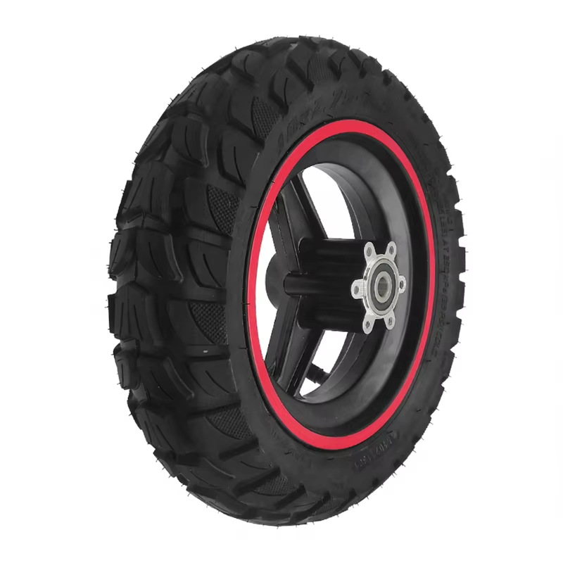 Pneus tubeless de 10 pouces conçus pour les roues de trottinettes électriques tout-terrain