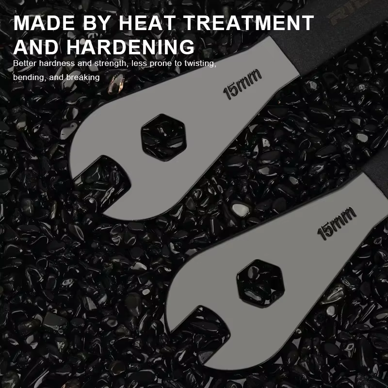 RIDERACE clé à pédale de vélo 15mm Durable pour moyeux de VTT vtt installer clé de retrait outils de réparation de cyclisme sur route