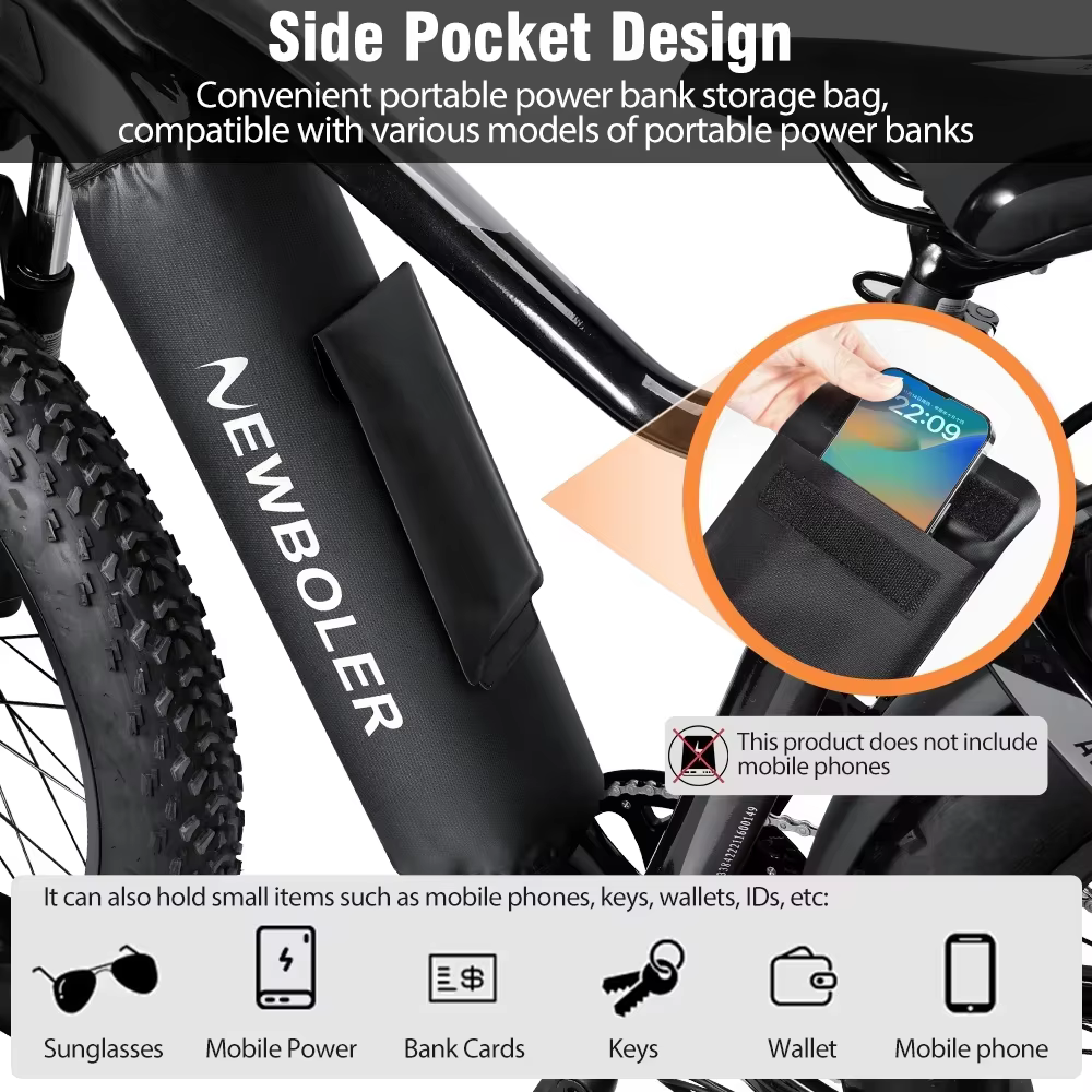 NEWBOLER housse de protection pour batterie de vélo électrique sac