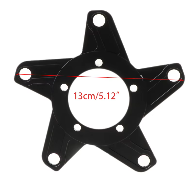 Bafang Ebike électrique BBS01 BBS02 vélo moteur araignée chaîne anneau adaptateur 104BCD 130BCD pour vtt
