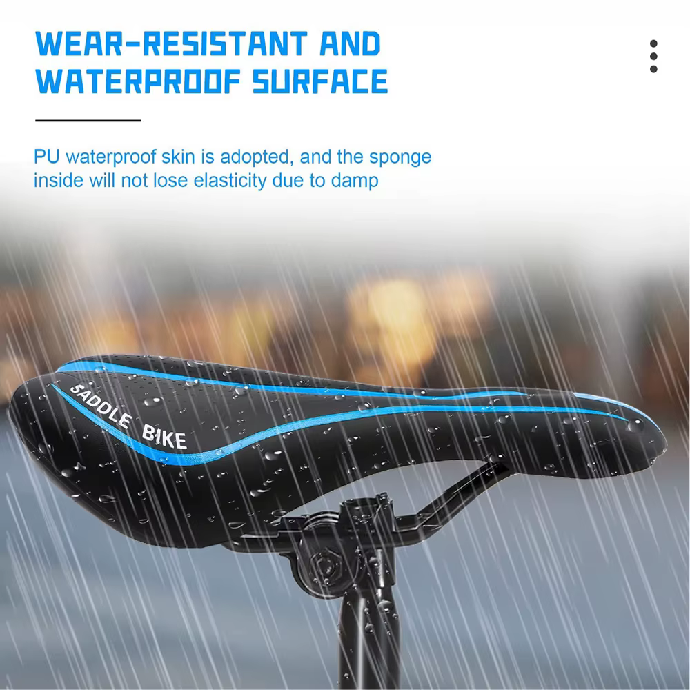 Siège de vélo de route de montagne confortable coussin de cyclisme souple selle