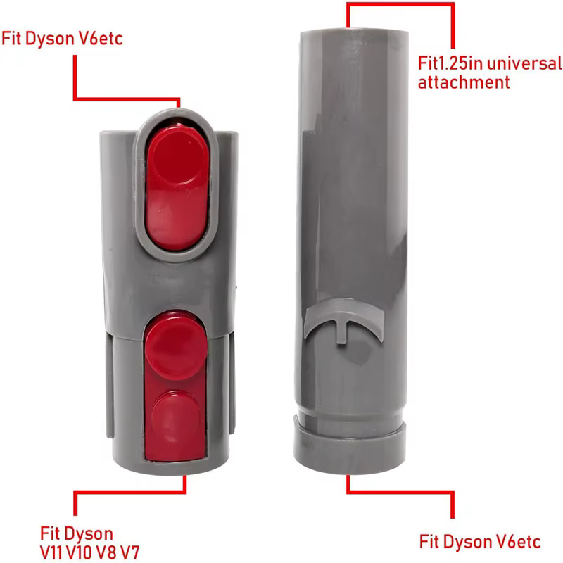 Adaptateur convertisseur pour aspirateur Dyson V6 V7 V8 V10 V11 V12 V15, remplacement d'outils de nettoyage ménager, accessoires