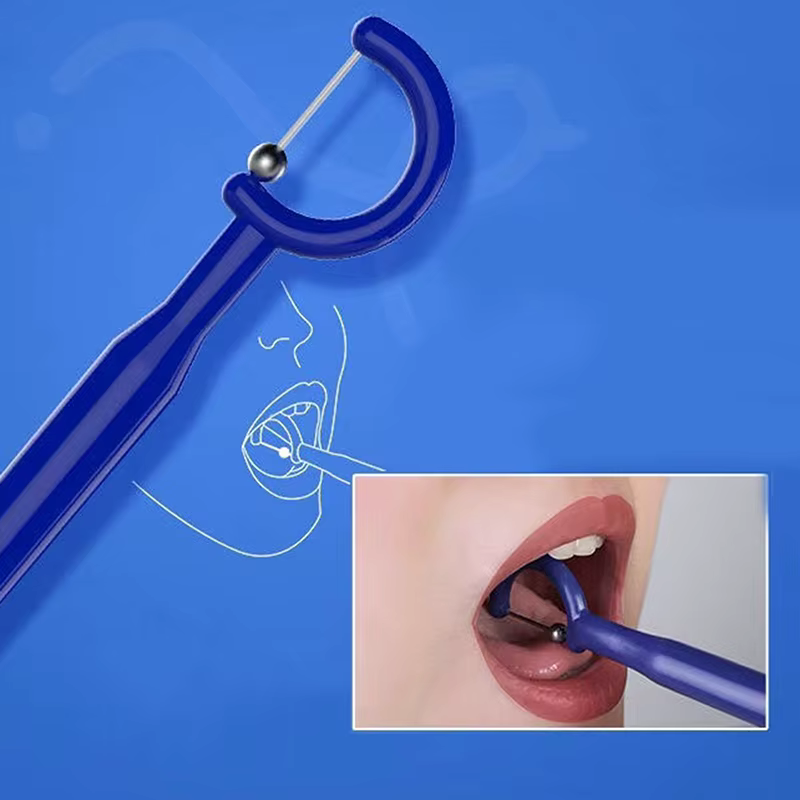 Exercice de soins bucco-dentaires pour la pointe de la langue, pour enfants, thérapie orthophonique, autisme, rééducation sensorielle, entraîneur musculaire de la langue, outil de communication