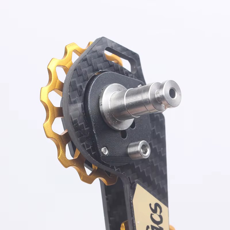 RACEWORK 18T vélo de route dérailleur arrière en Fiber de carbone roulement en céramique poulie roue de guidage arc-en-ciel pour SHIMANO R7000 R8000/8050/9100