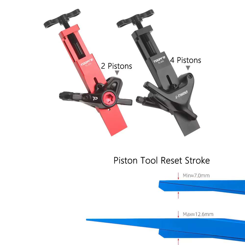 Outil de réinitialisation de piston de vélo