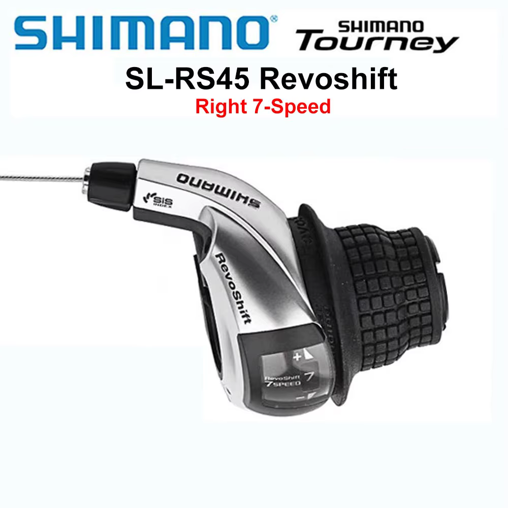 Shimano Tourney RS45 Revoshift poignée vélo torsion manette de vitesse levier 3x7s 3x8s 21s 24s
