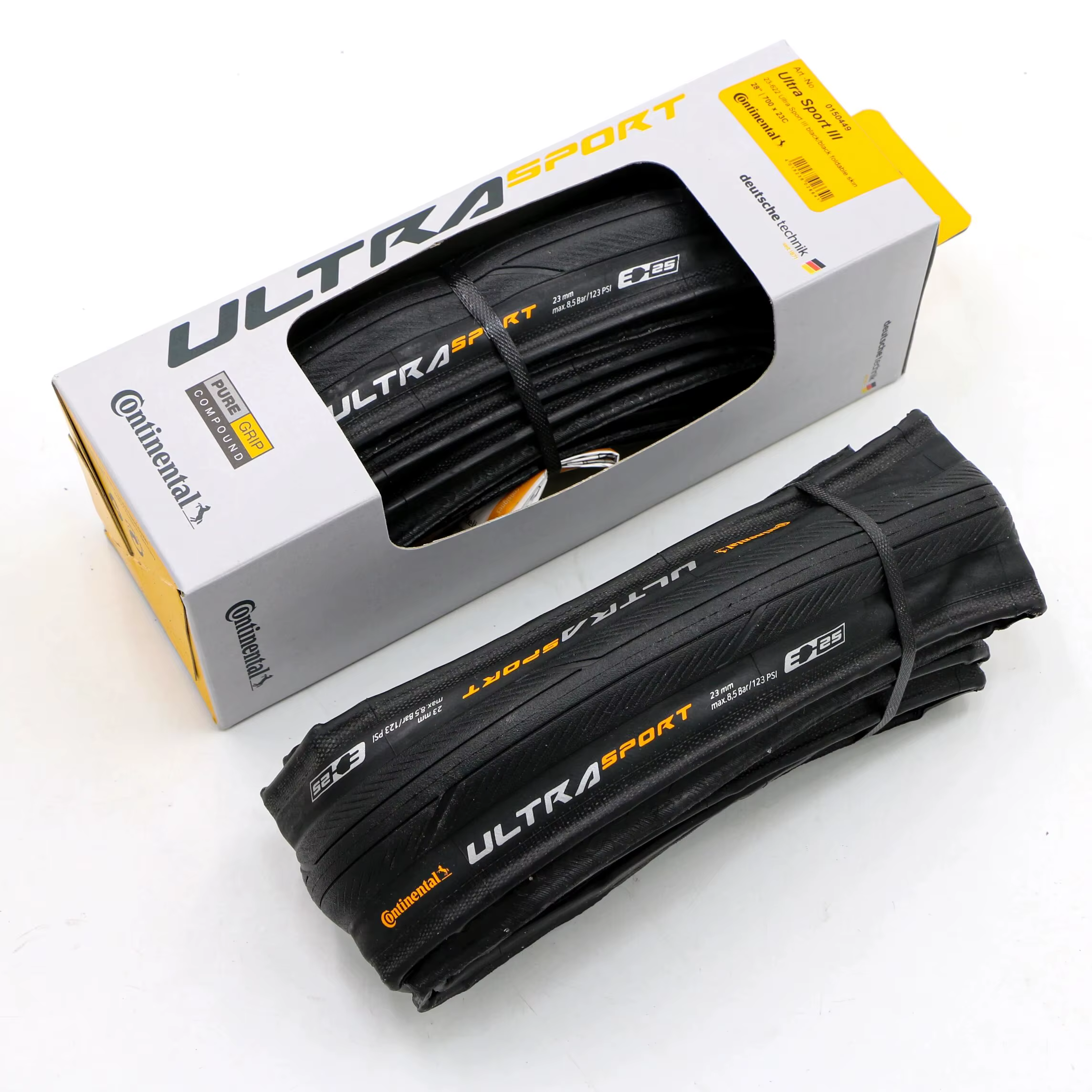 1 paire de pneus de route Continental ULTRA SPORT III 700x2 0/25/28C pneu pliable pour vélo