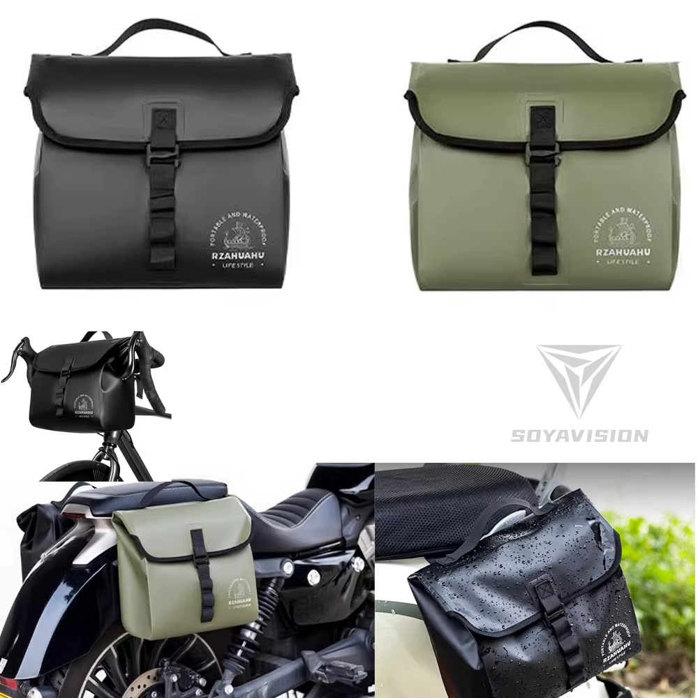 Sac de guidon de moto, vélo pliant