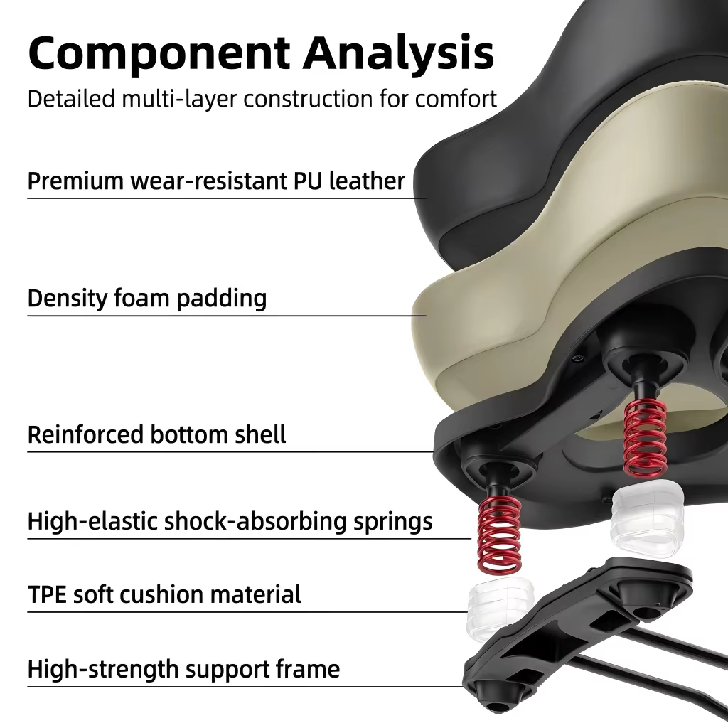 Selle de vélo ergonomique