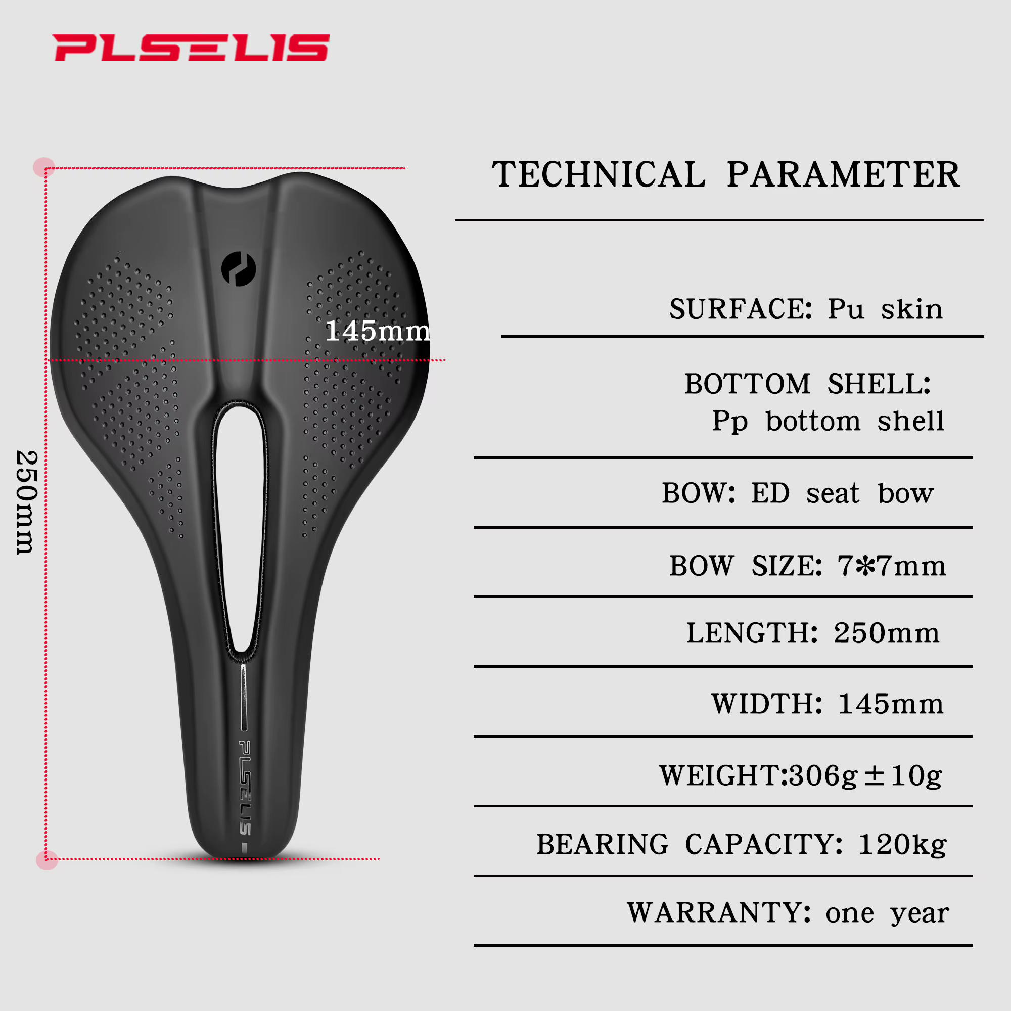 Selle de vélo PLSELIS, compétitive