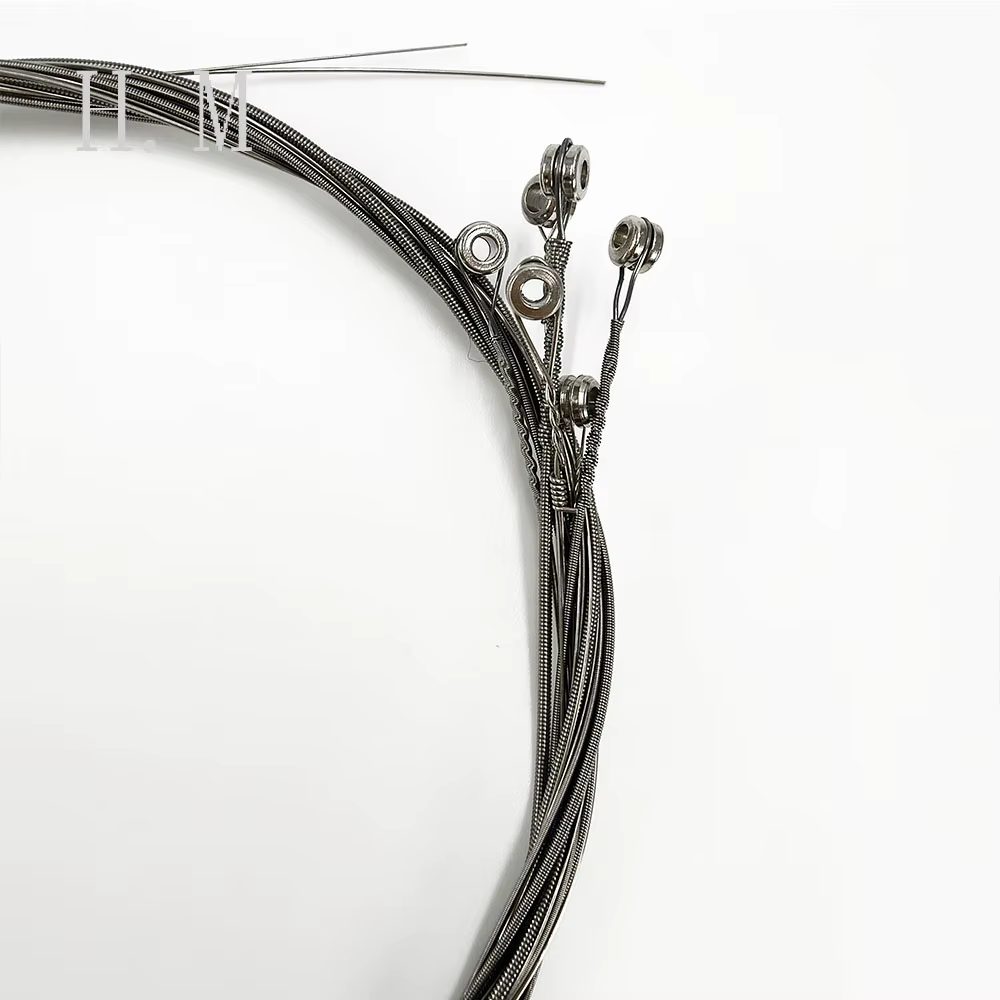 Cordes de guitare électrique, 6 pièces/ensemble, accessoires pour instruments de musique, 6 cordes, pièces de guitare, cordes en acier