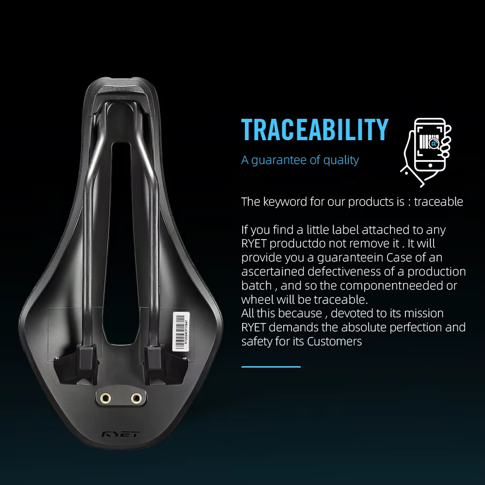 Selle de triathlon 2026 RYET 199g TT01 à nez court