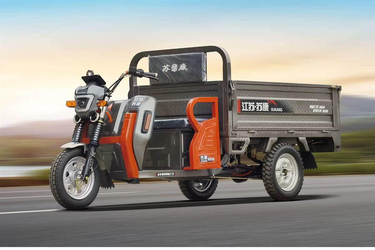 Tricycle cargo électrique 2000W 72V52Ah
