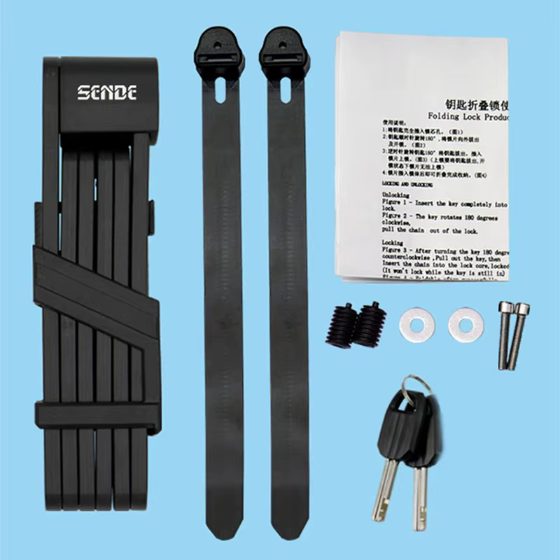 Serrure à chaîne pliante pour vélo