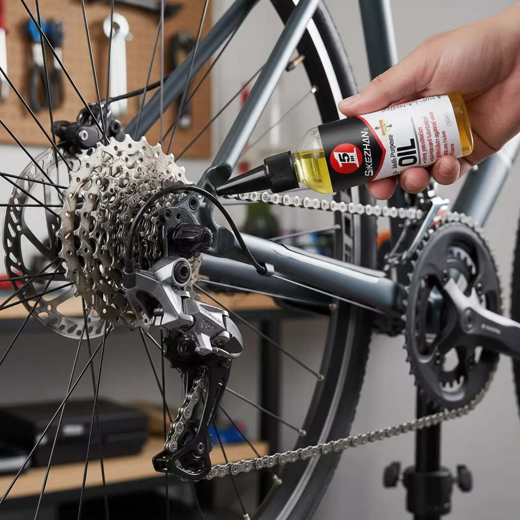 Kit de nettoyage et de lubrification pour chaîne de vélo