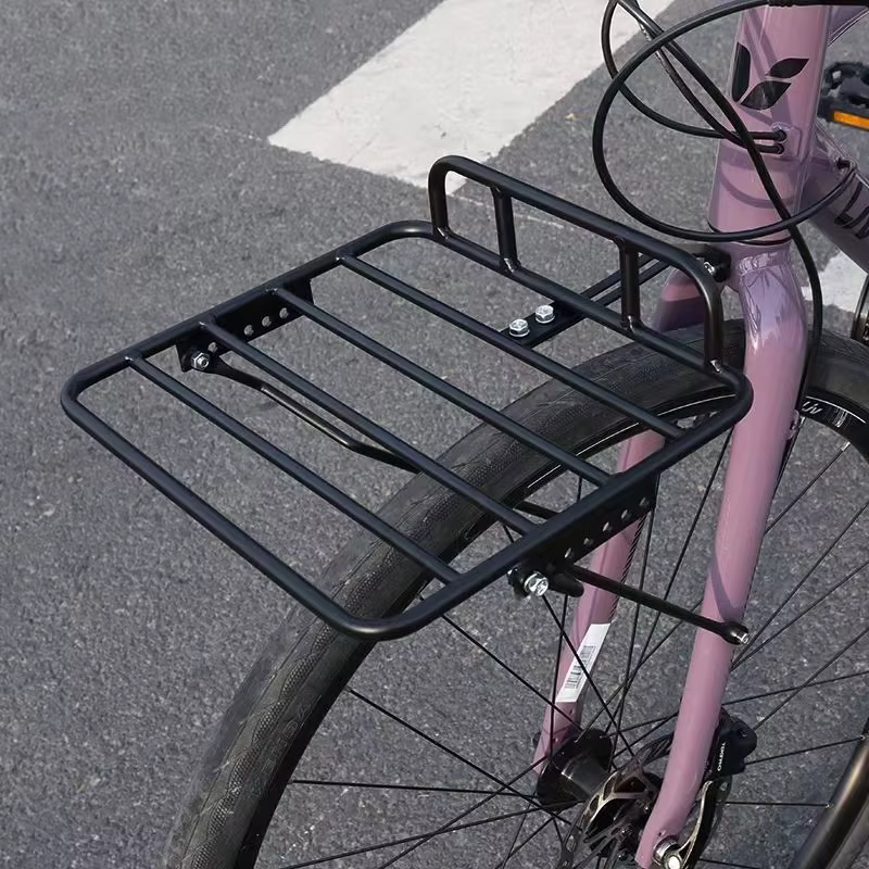 Panier d'étagère avant de vélo en gravier de voyage 700C