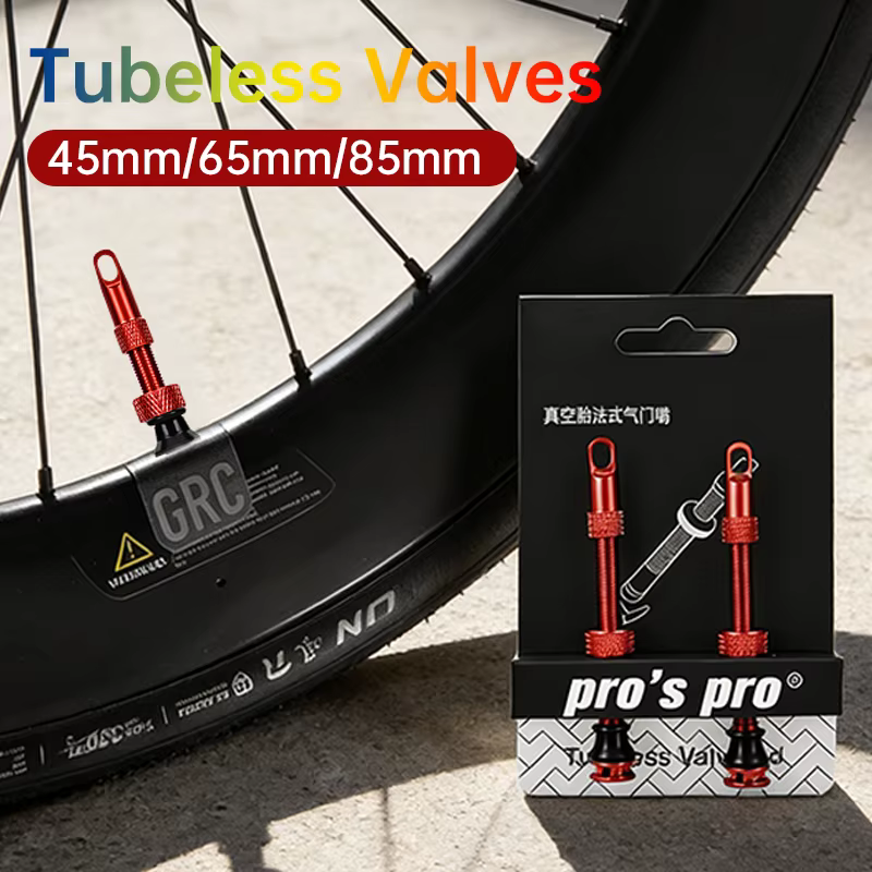 Valve Tubeless de vélo Presta F/V