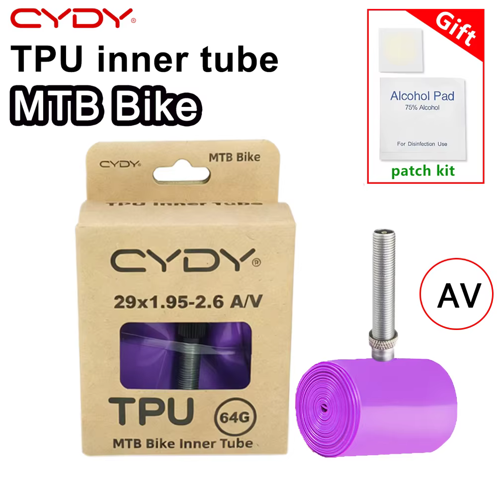 Chambre à air de vélo VTT CYDY en TPU
