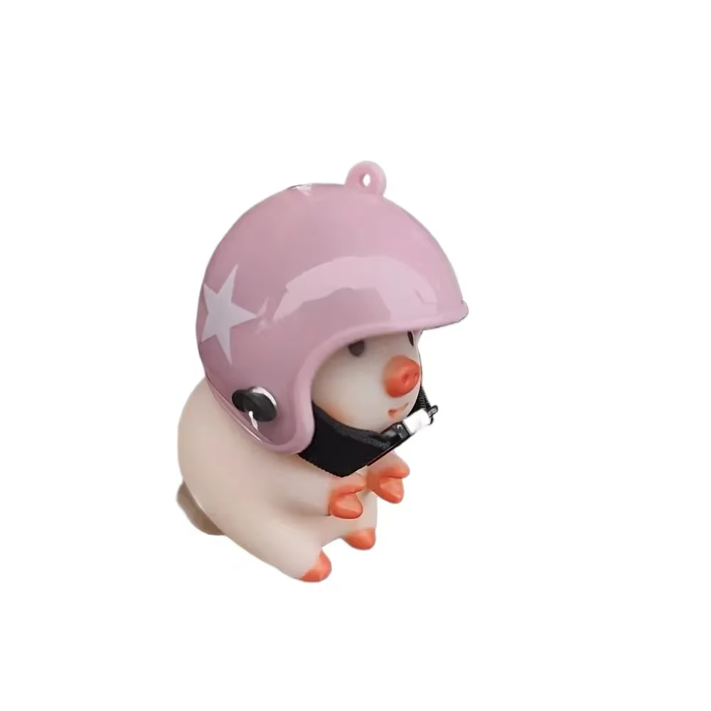 Décoration de scooter électrique en forme de petit cochon mignon
