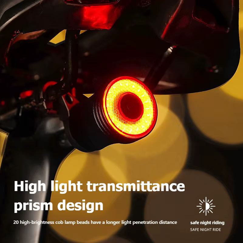 Feu arrière de vélo intelligent