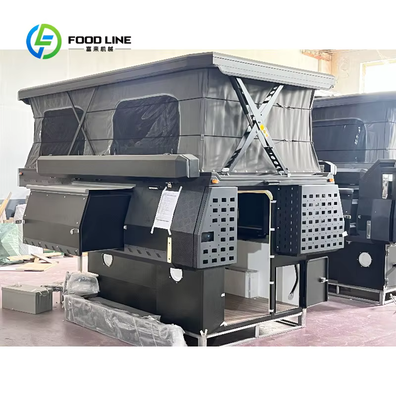 Camper multifonctionnel personnalisé pour camion avec porte-équipement et auvent latéral pour aventures tout-terrain – Prix d'achat en gros