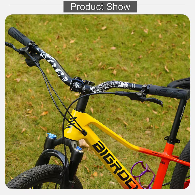 Guidon de VTT pour descente XC/AM tout-terrain, longueur 720/780 mm, hauteur de montée 50 mm, grand angle, violet, noir, rouge